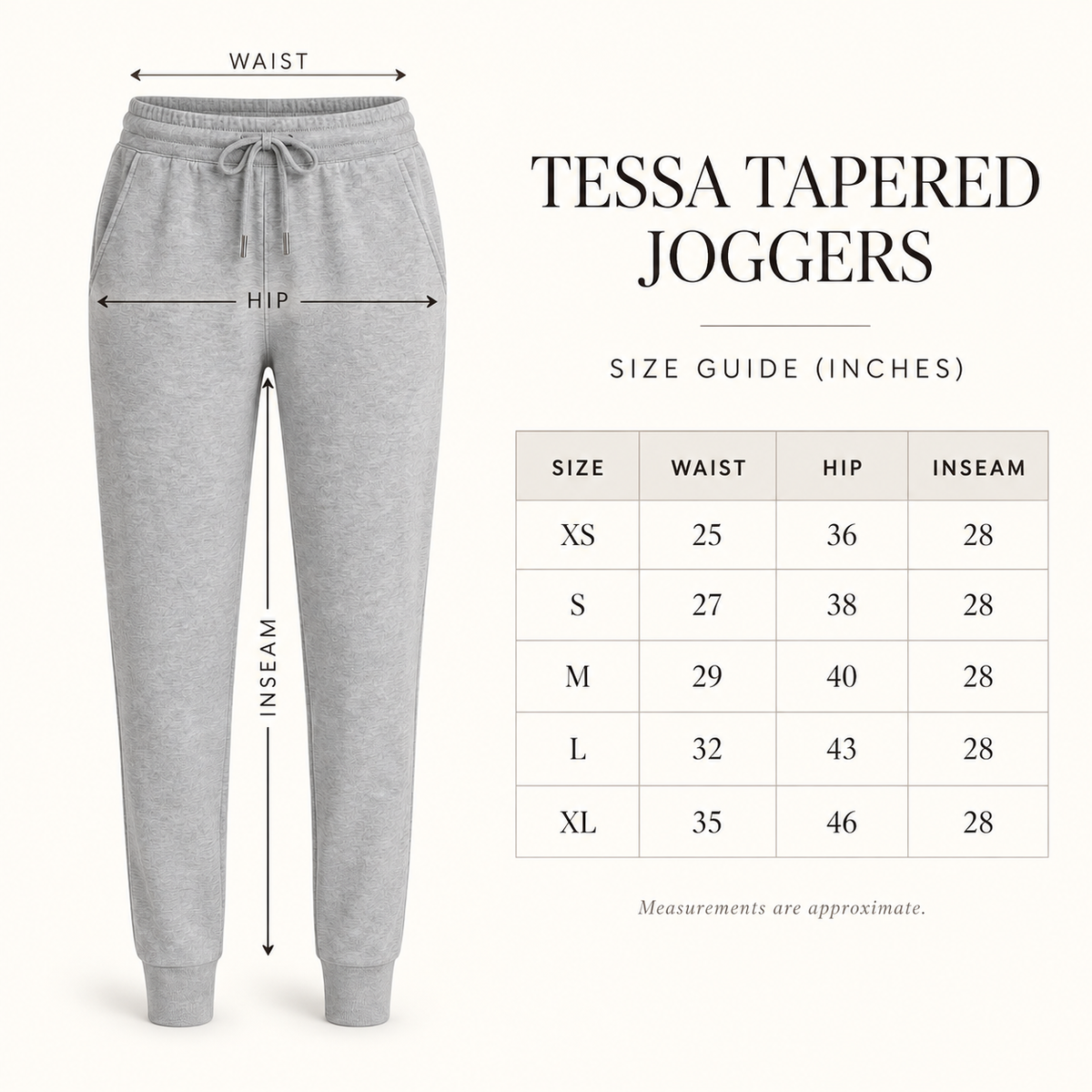 Tessa Tapered Joggers
