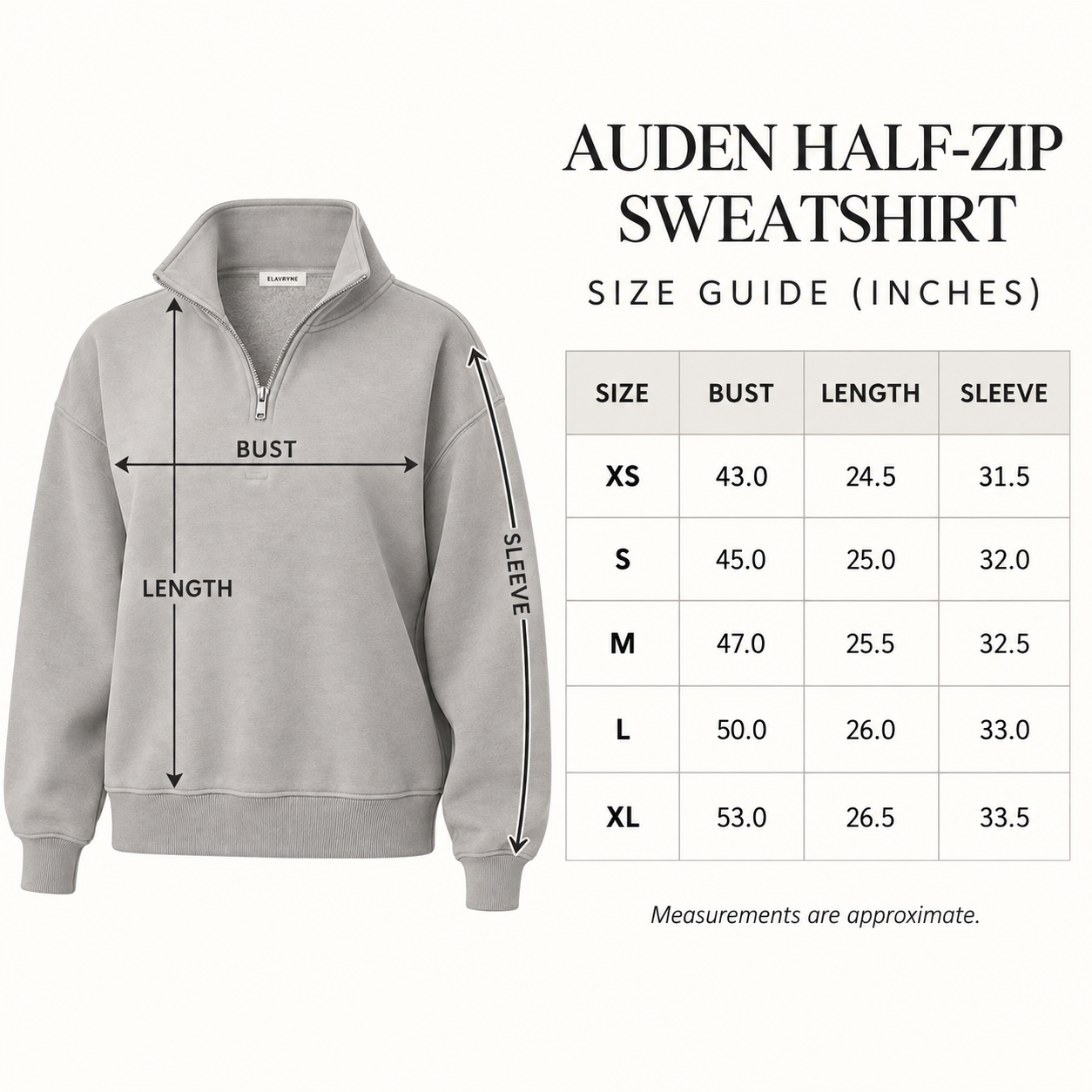 Auden Half-Zip Sweatshirt