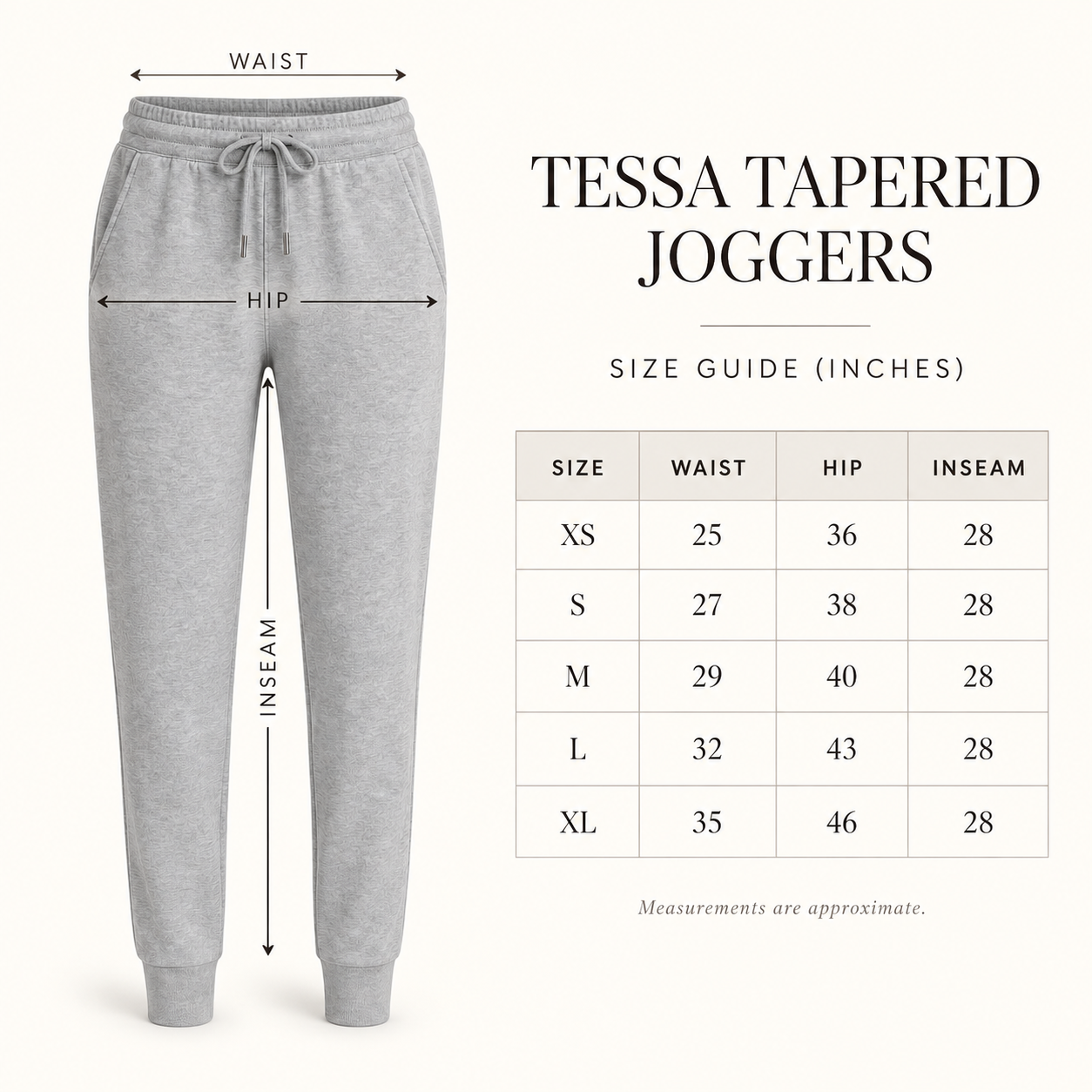 Tessa Tapered Joggers