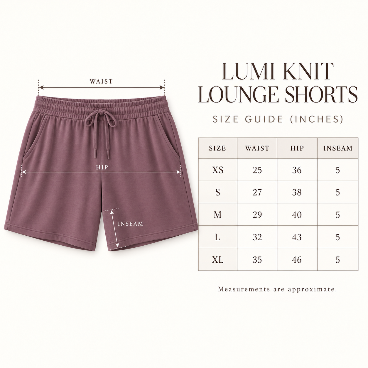 Lumi Knit Lounge Shorts