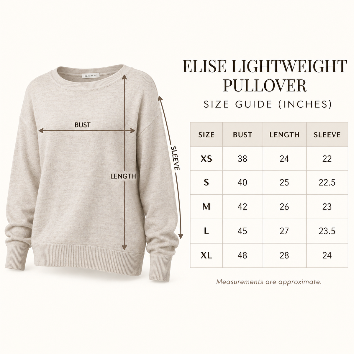 Elise Lightweight Pullover