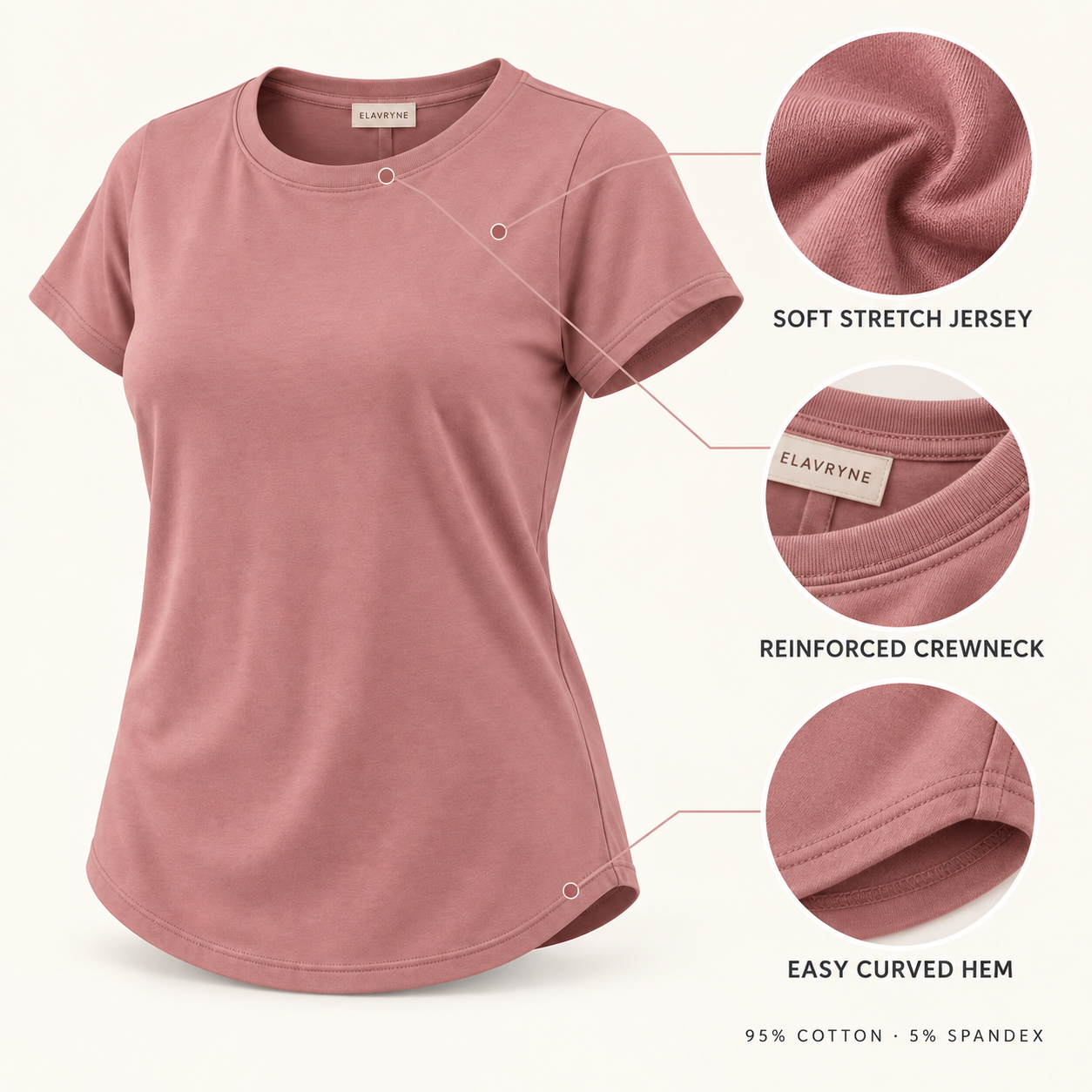 AverySoft Crewneck Tee