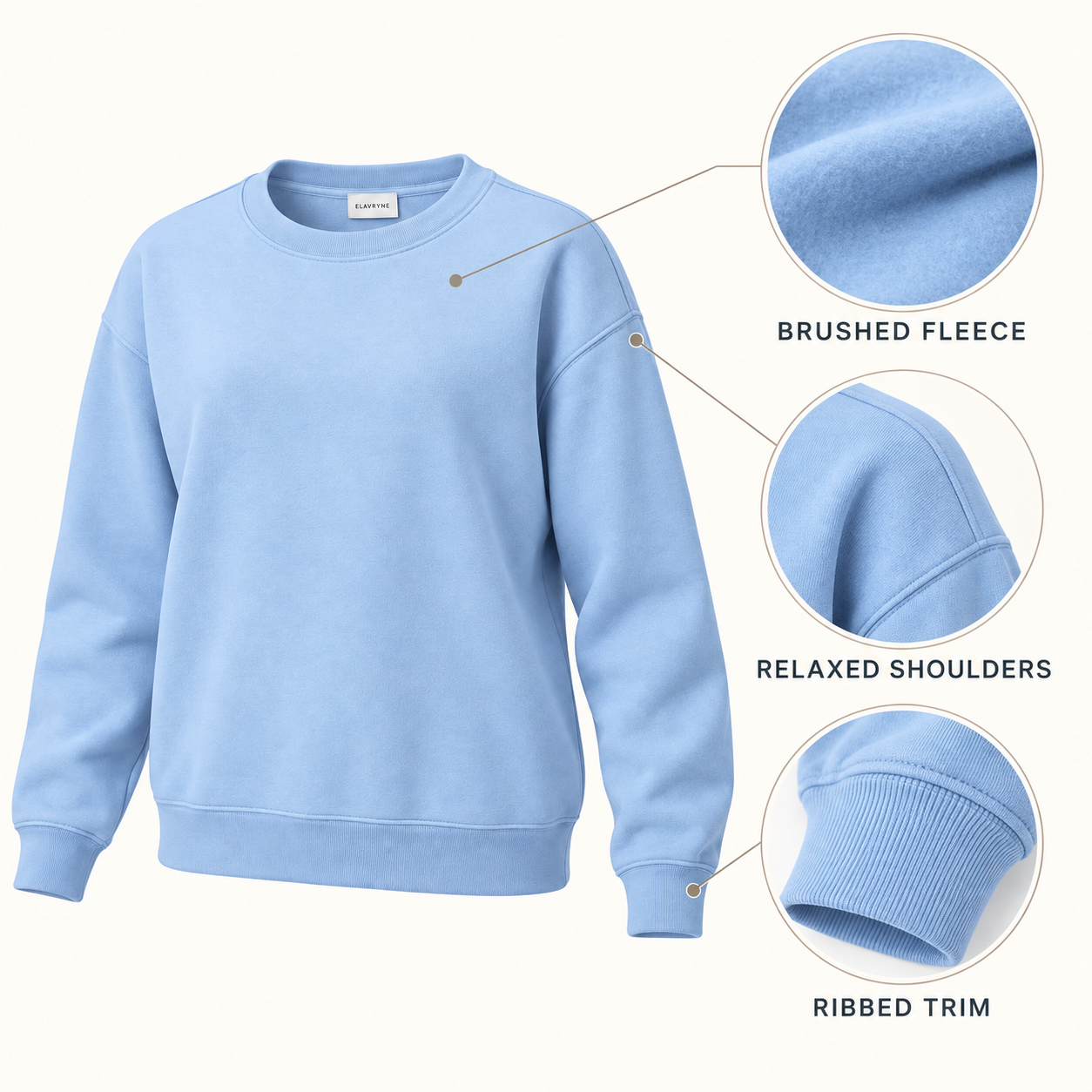 Rowan Relaxed Crew Sweatshirt