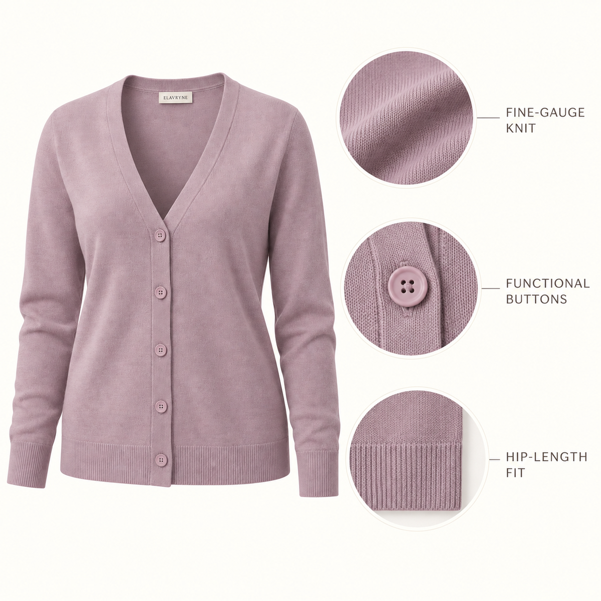 Celeste Soft-Knit Cardigan