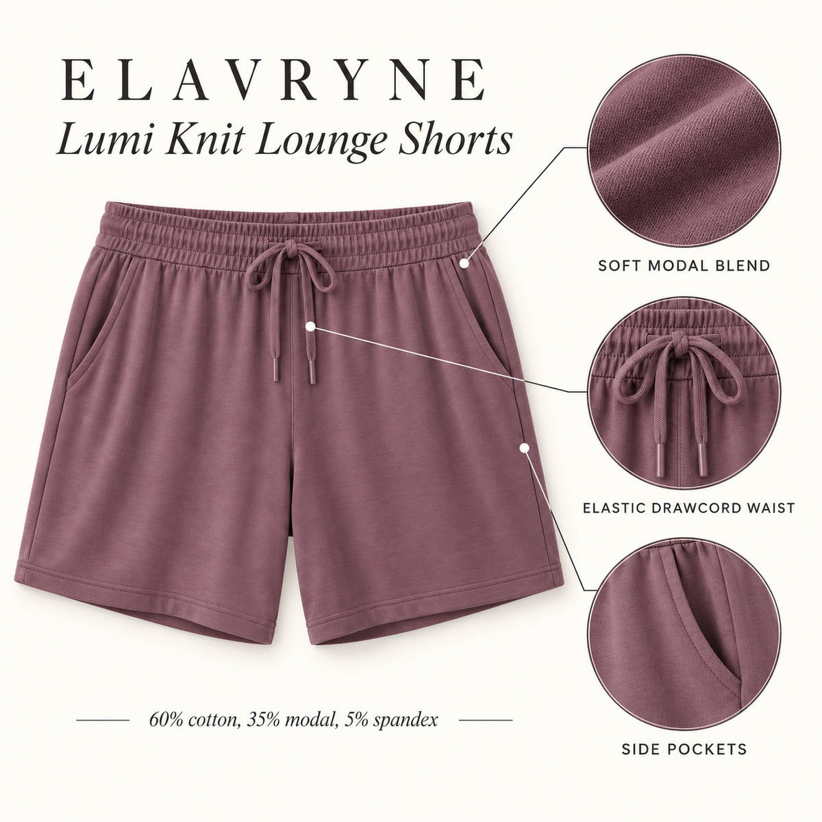 Lumi Knit Lounge Shorts